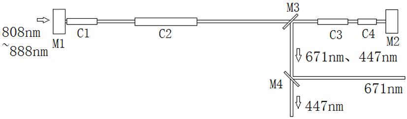 一种蓝光固体激光器的制作方法