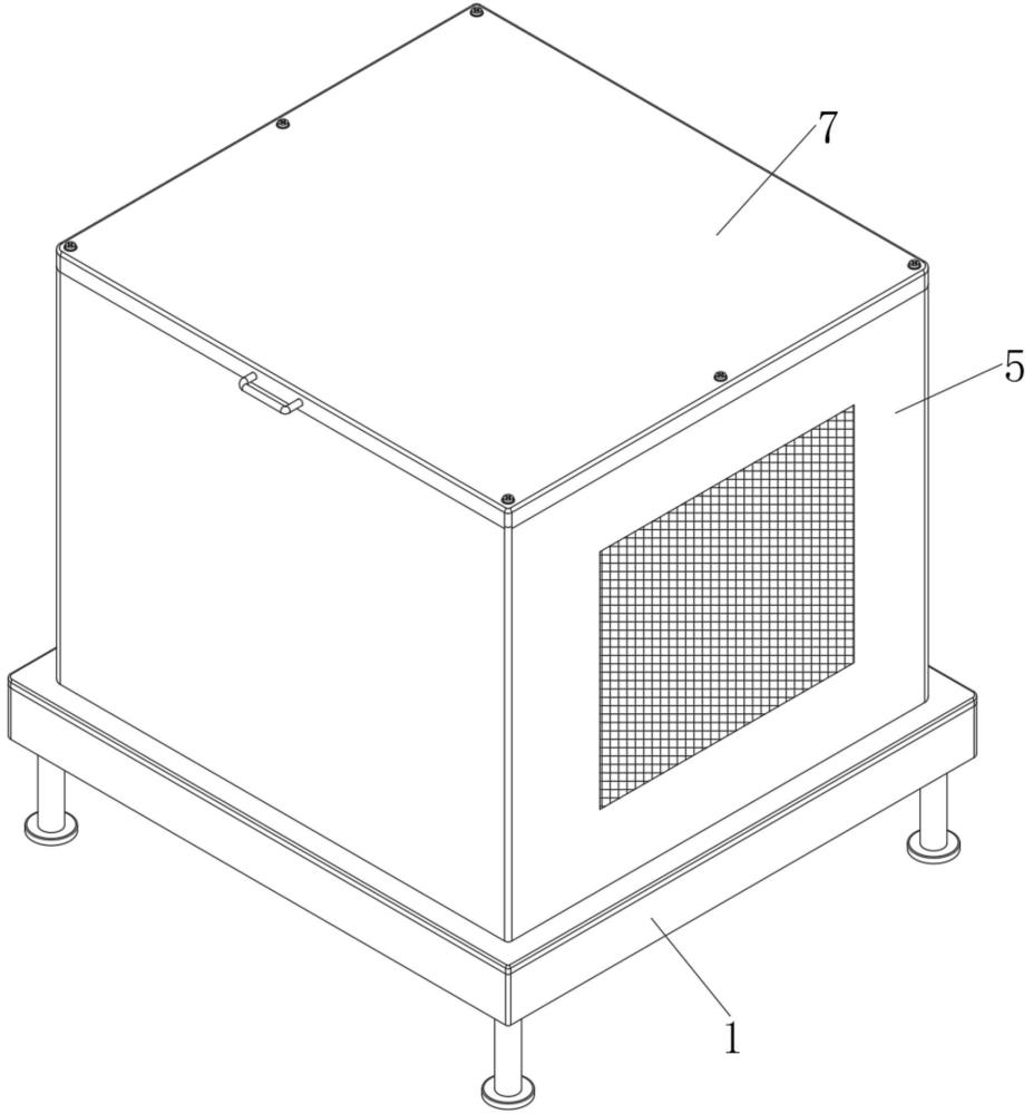 一种高效散热的存放盒的制作方法