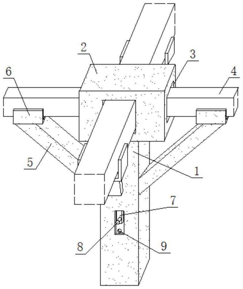 一种建筑工程施工用装配式梁架的制作方法