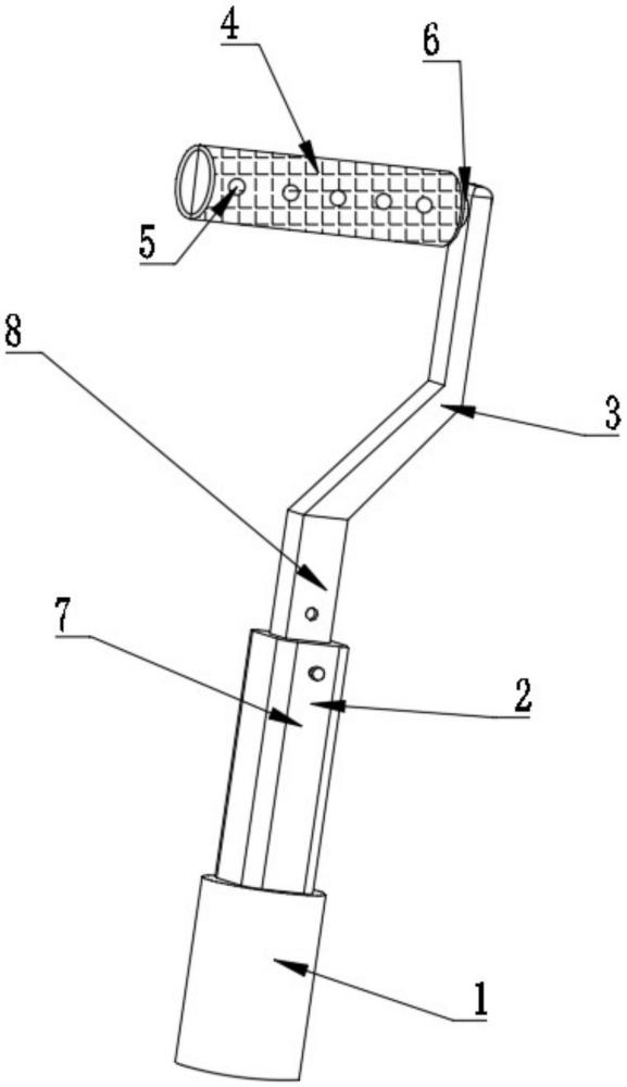 一种墙面粉刷用刷子的制作方法