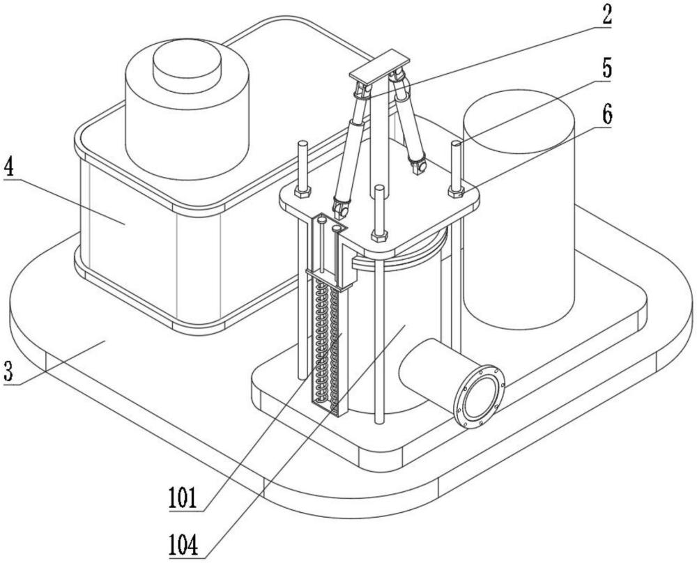 一种应用于一体化污水提升泵站的缓冲结构的制作方法