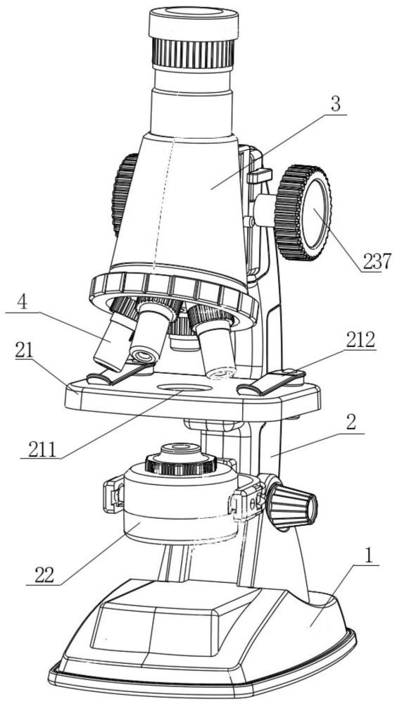 一种镜头易拆卸安装的玩具显微镜的制作方法