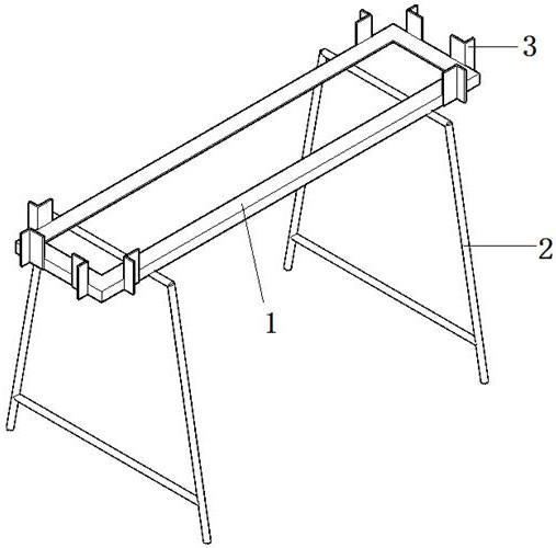 一种环锚预应力混凝土锚具槽模板支架的制作方法