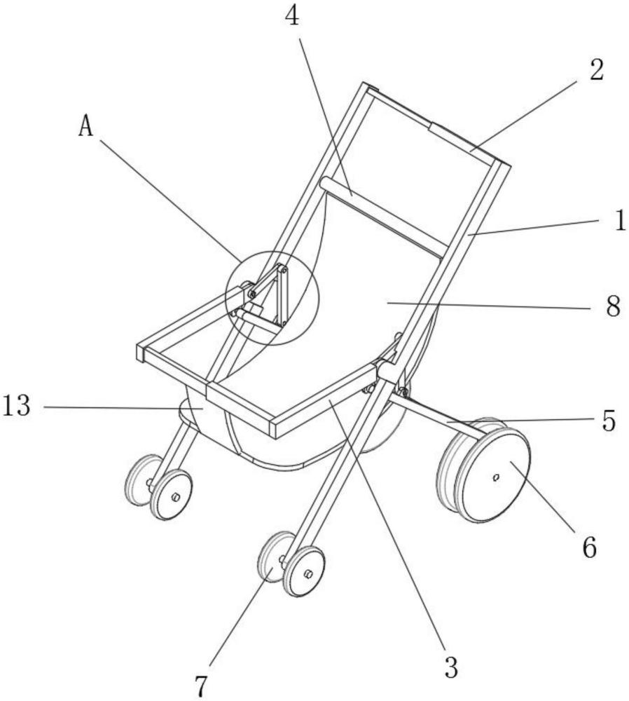 一种方便折叠的儿童手推车的制作方法