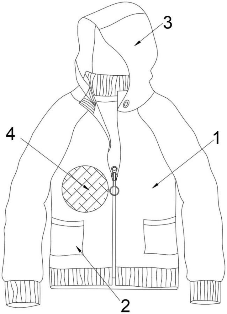 一种可内外拆分的速干型冲锋衣的制作方法