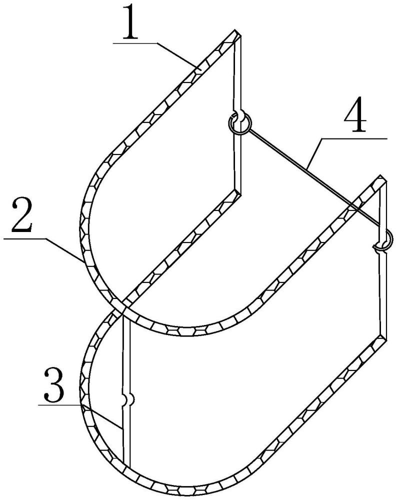 一种竖向穿楼板管道吊模封堵的固定装置的制作方法