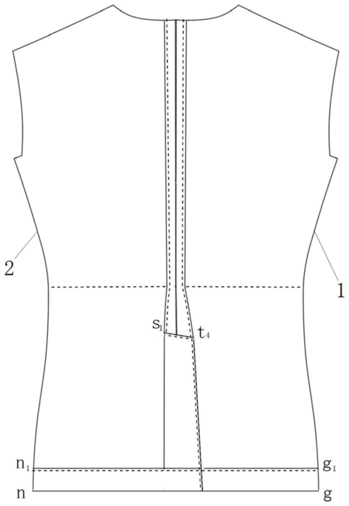 一种高档半里男西服后开衩的处理方法与流程