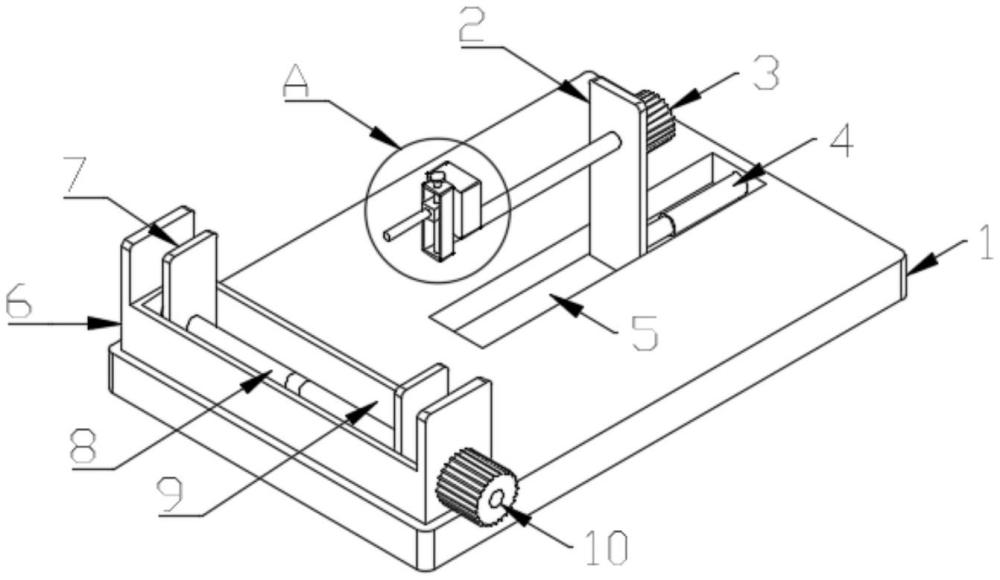 一种双管径可调式圆管相贯线切割机的制作方法