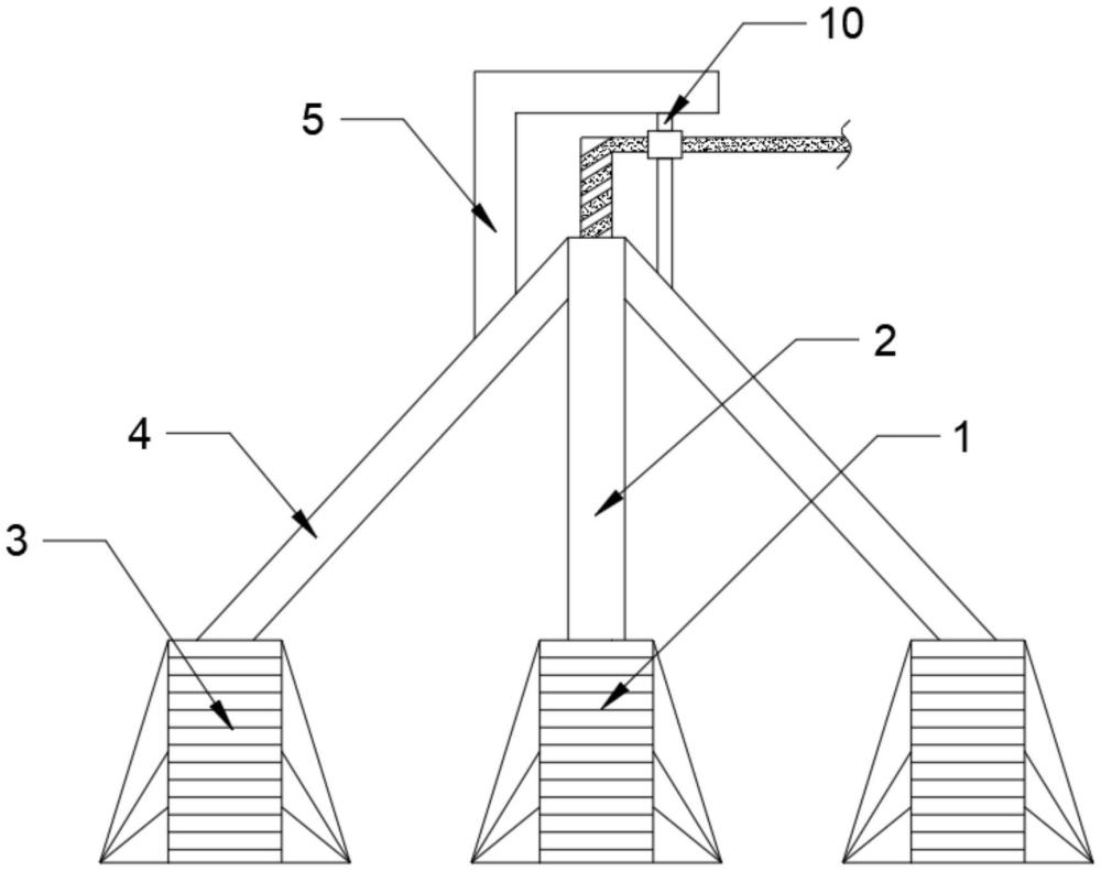 一种柔性支架端部调节节点装置的制作方法