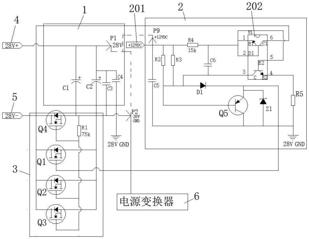 一种防止大功率电机控制器电源反接电路的制作方法