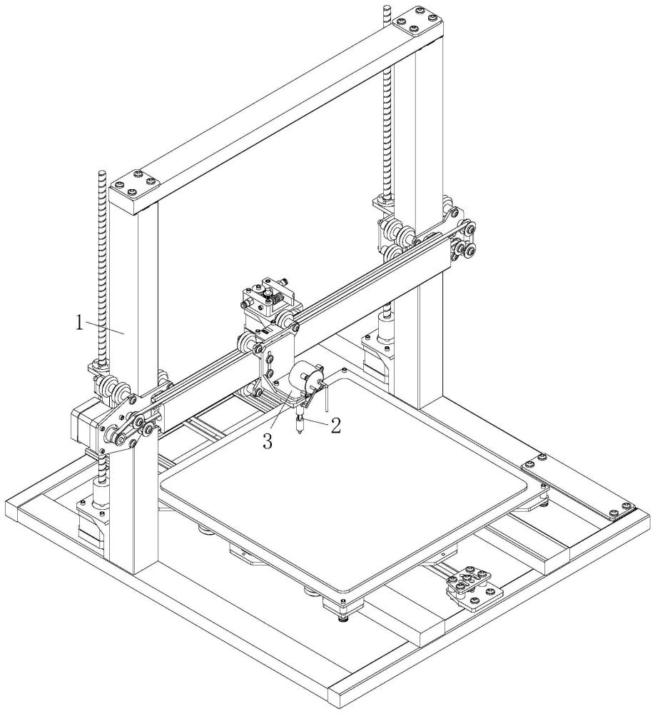 一种3D打印的防漏喷头装置的制作方法