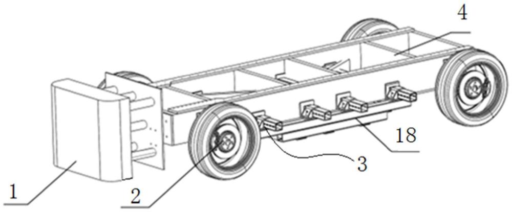 用于正面碰撞蜂窝铝动态标定的试验台车的制作方法