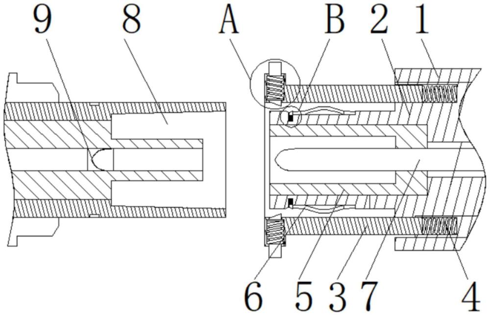 一种方便更换簧套的射频同轴连接器的制作方法