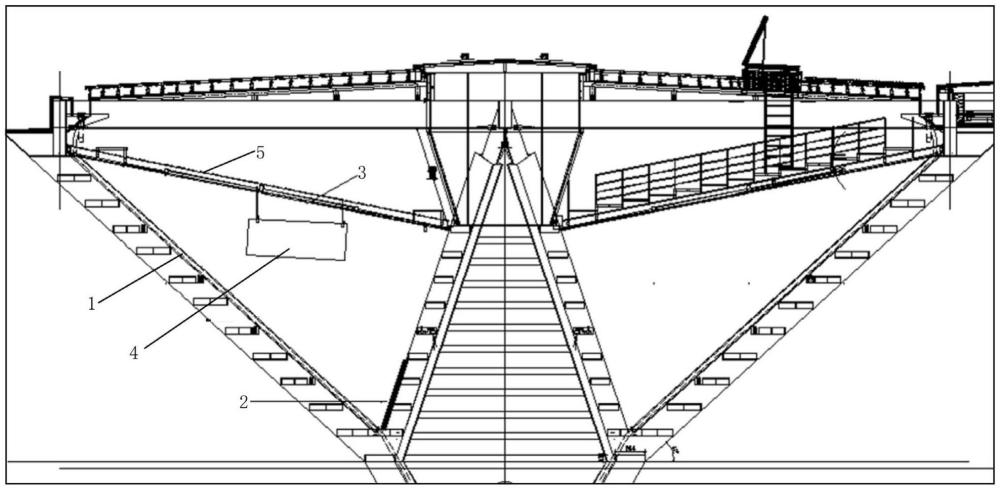 伞柱内施工用滑动式吊篮的制作方法