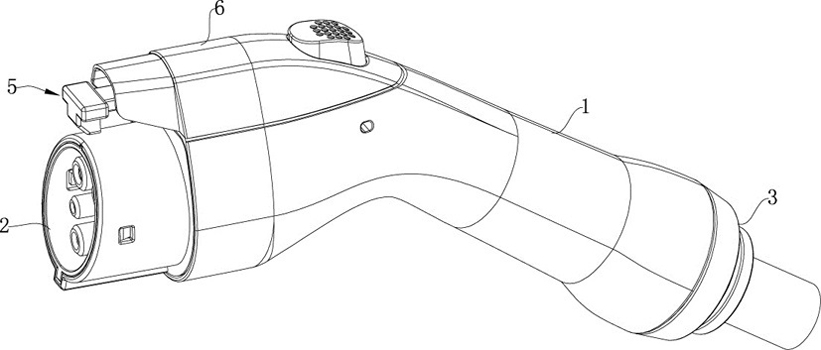 一种带排气结构的新能源汽车充电枪的制作方法
