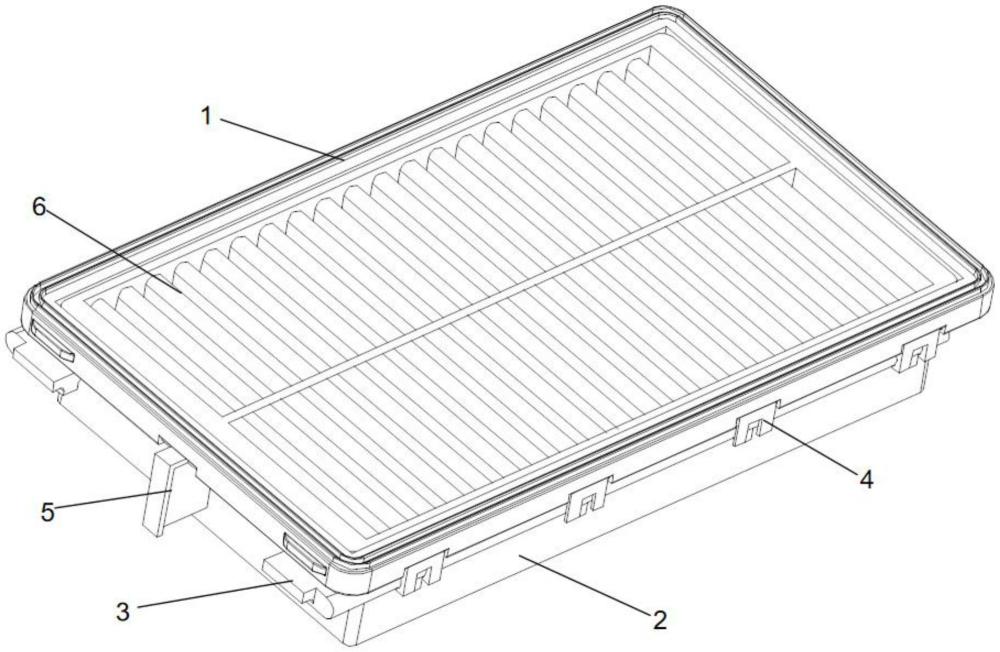 一种硅胶密封注塑空气滤清器的制作方法