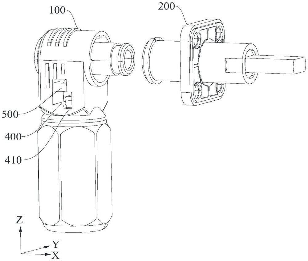 具有内滑槽的连接器锁定结构及储能连接器的制作方法