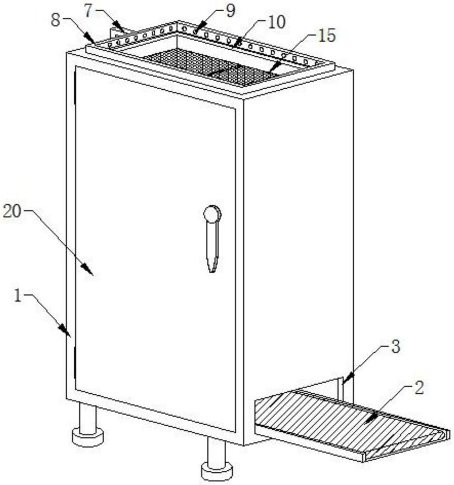 一种具有防飞溅功能的建筑垃圾回收装置的制作方法