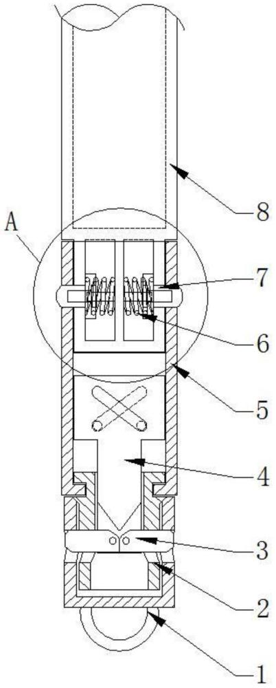 一种抗拔桩钢筋笼的下放装置的制作方法