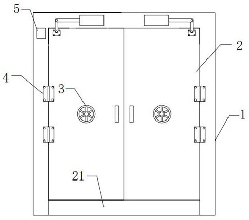 一种建筑用常闭防火门结构的制作方法