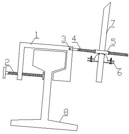 一种接触网梯车防倾覆装置的制作方法
