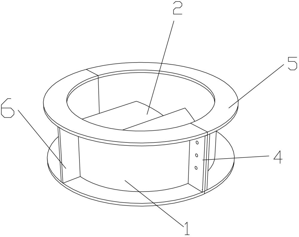 一种锯齿状挤压边墙试块的加工模具