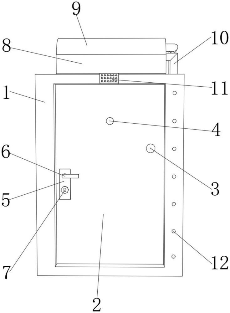 一种灭火型安全装甲门的制作方法