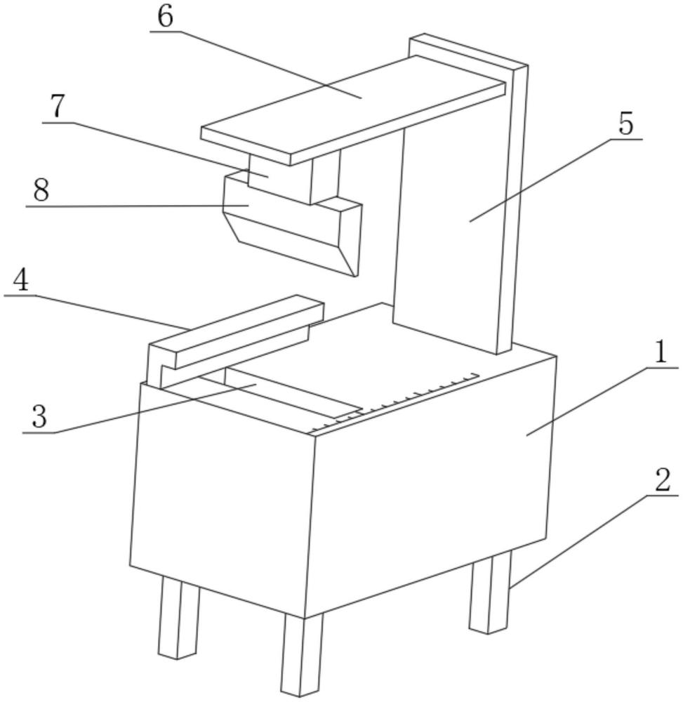 一种铁制酒架制备的剪板机的剪板机构的制作方法