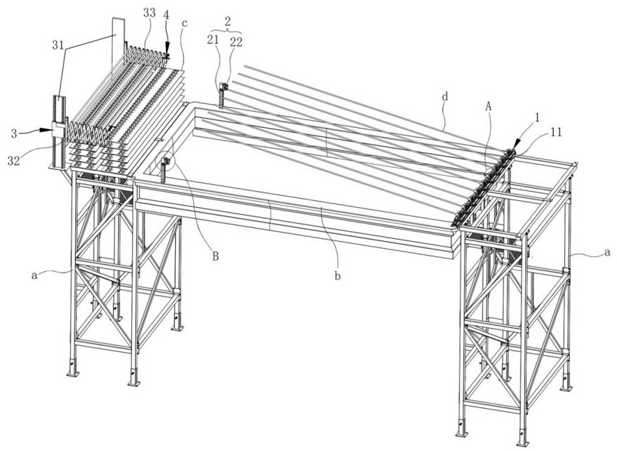 钢筋桁架楼承板施工装置及方法与流程