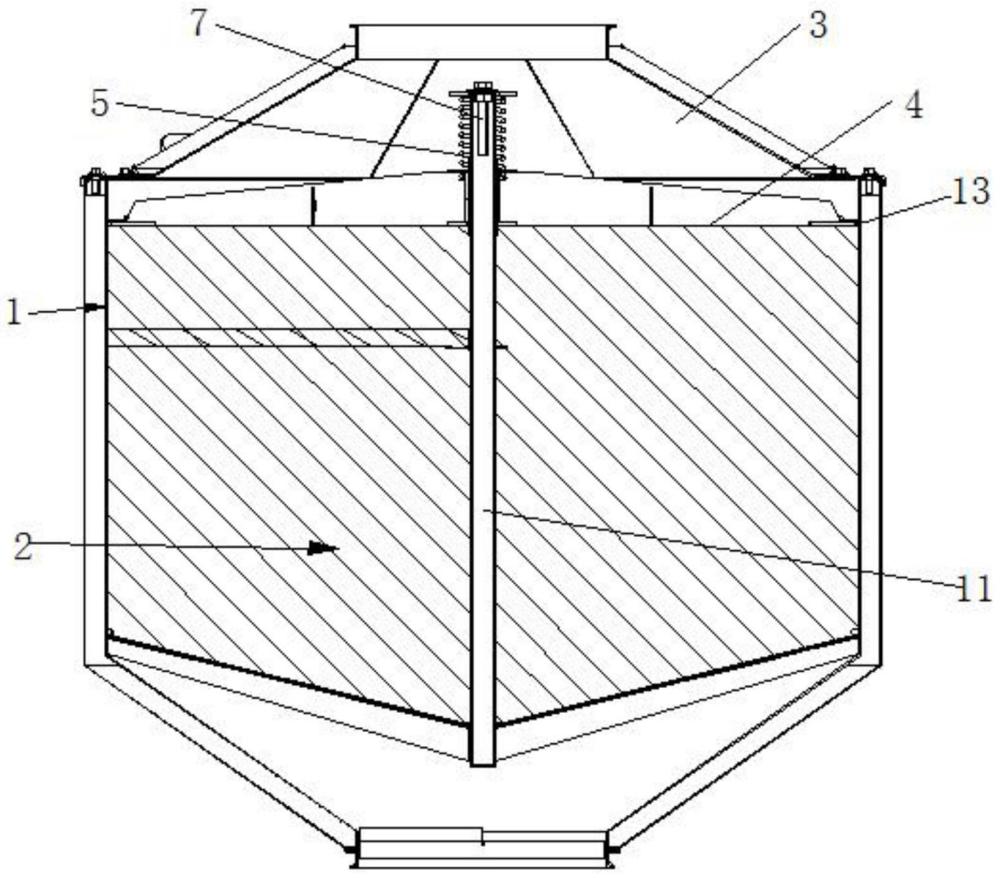 一种用于分子筛的弹簧压力结构的制作方法