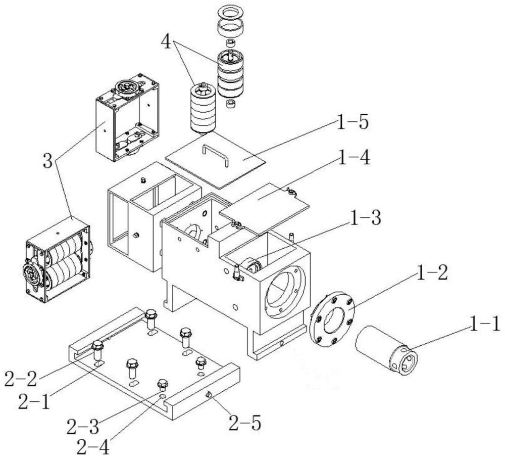 可调心式直进式拉丝机模盒装置的制作方法