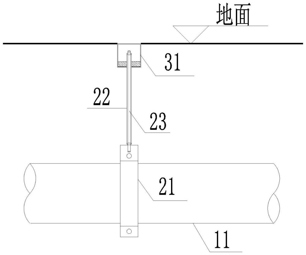 地下管线及管侧土体位移监测装置的制作方法