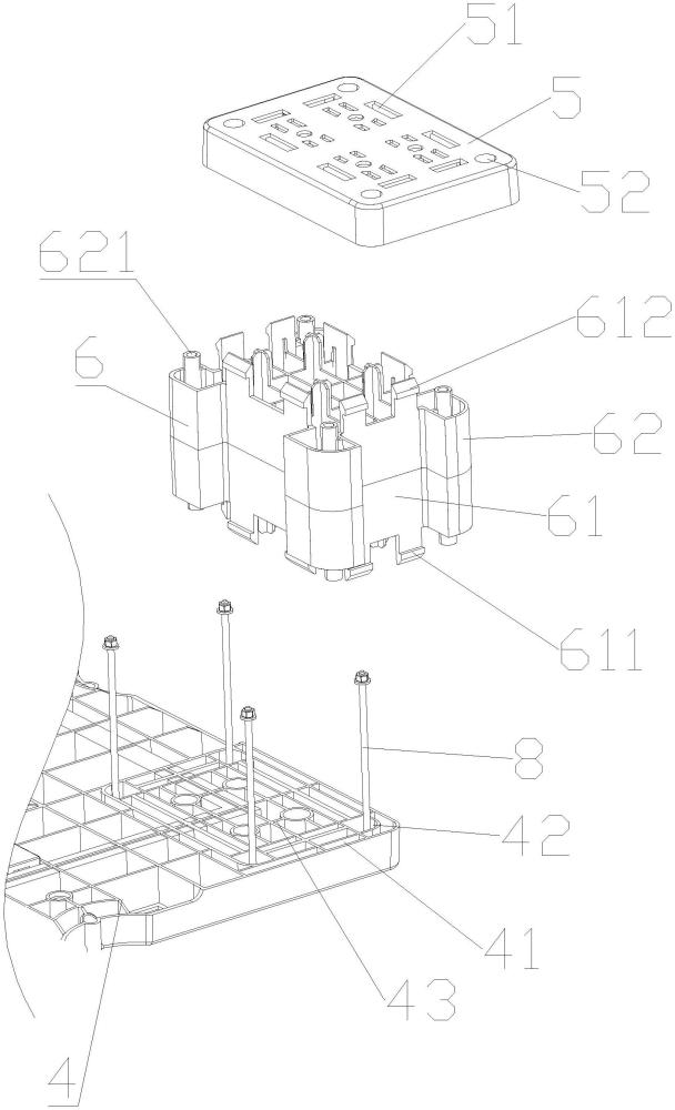 组合式塑胶卡板的制作方法