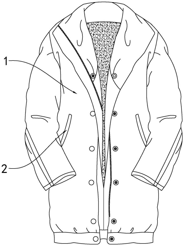 防风棉服的制作方法