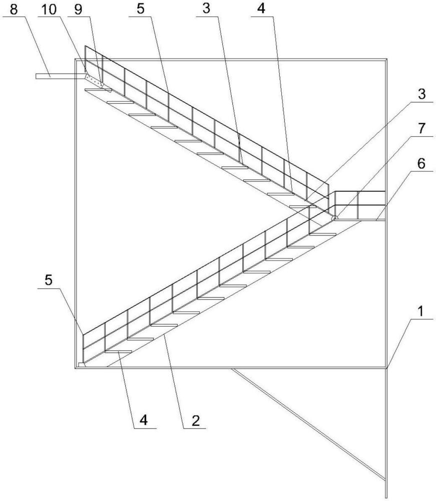 一种可移动的建筑使用整体临时梯子的制作方法