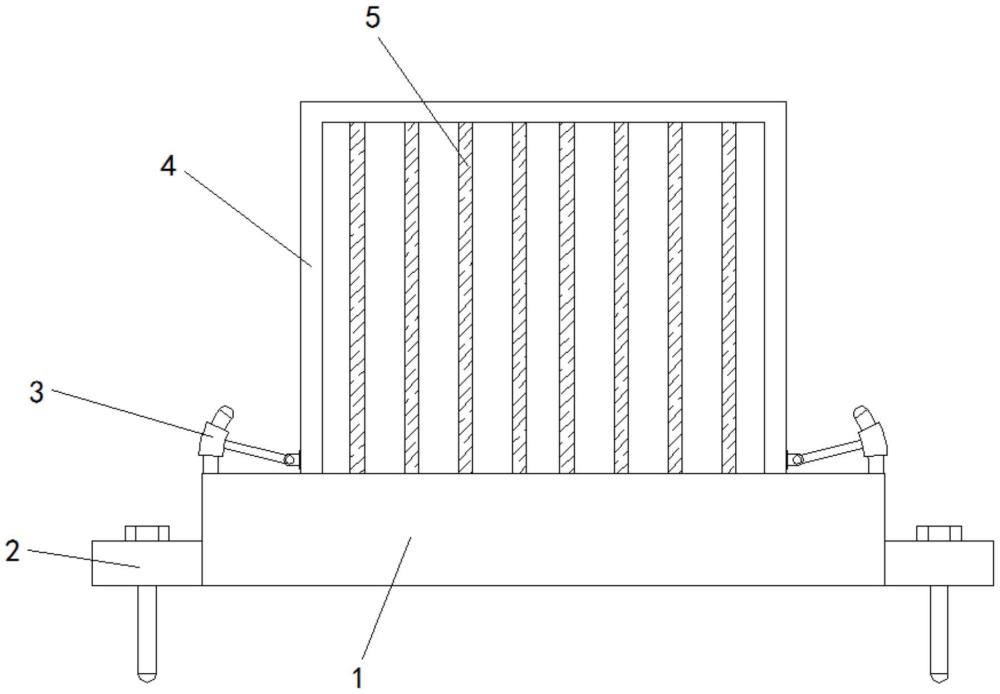 一种新型变频空调板肋式散热器用固定支架的制作方法