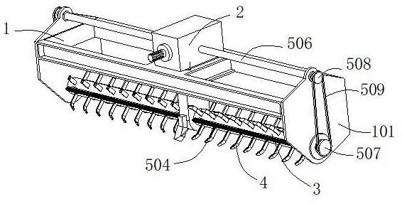 一种旋耕机用刀轴防缠绕装置的制作方法