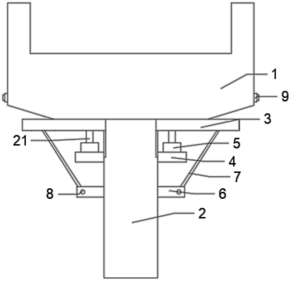 一种用于装配式桥梁墩柱和盖梁连接结构的制作方法