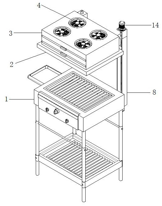 一种烧烤炉烟雾处理装置的制作方法