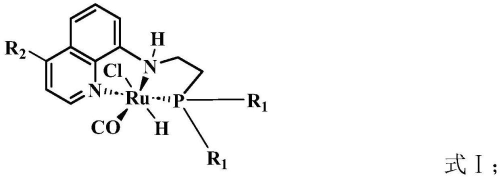 一种催化氨基甲酸酯类化合物氢化裂解的方法及氮膦三齿配体钌催化剂的制备方法与流程