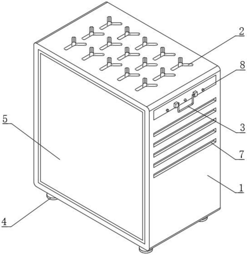 一种电子计算机防尘冷却装置的制作方法