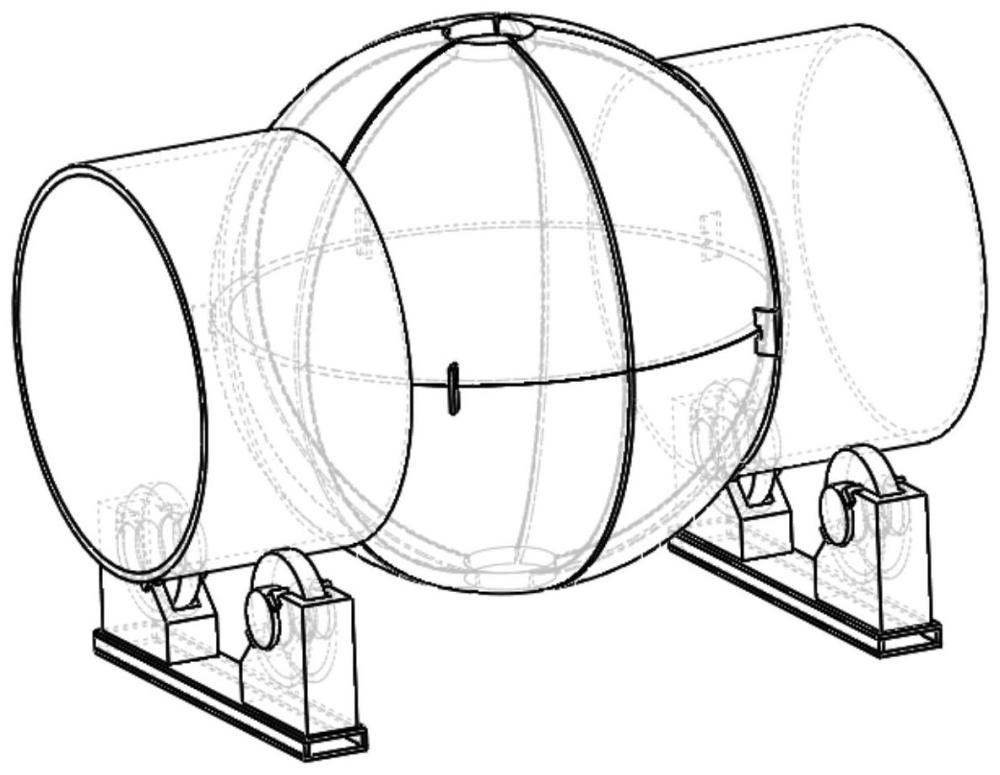 一种大直径球形封头焊接工装及利用工装的焊接方法与流程