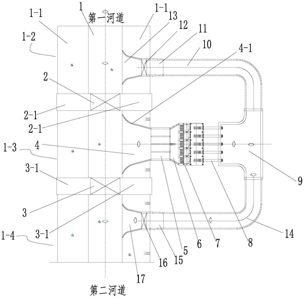 单向水泵实现双向运行功能的布置工艺的制作方法