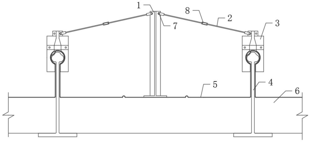 一种金属屋面板预应力抗风揭加固装置的制作方法