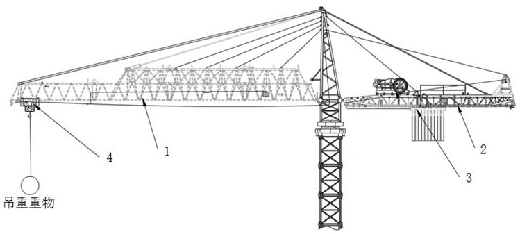一种基于塔吊平衡臂配重运动的平衡控制方法与流程