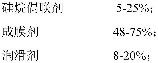 一种直接纱用玻璃纤维浸润剂及其制备方法和应用与流程