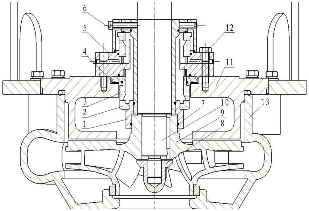 一种立式管道泵用机械密封结构的制作方法