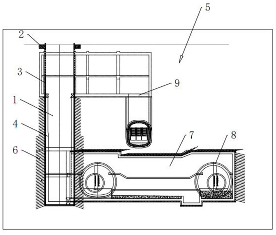 一种明挖基坑、暗挖竖井施工工艺的制作方法