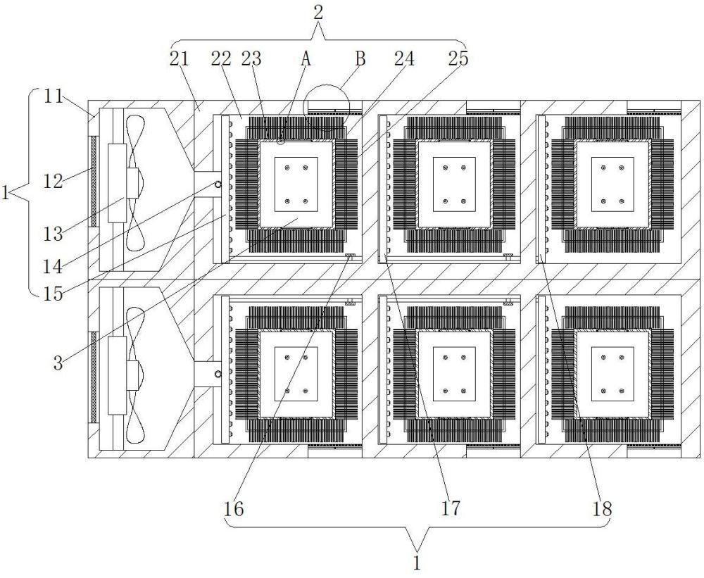 一种纯电翻斗车电池用降温结构的制作方法