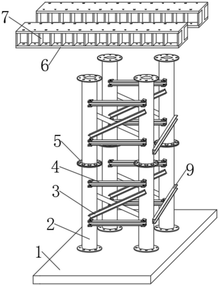 一种桥梁吊运用独立支墩的制作方法